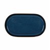 Snack tray La Mediterránea Chester Blue Oval 20 x 11 x 1,5 cm (18 Units)
