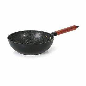 Wok Pan Quttin Doha Toughened aluminium 47 x 24 x 8 cm (6 Units)