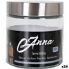 Jar Anna 830 ml Glass Steel (24 Units)