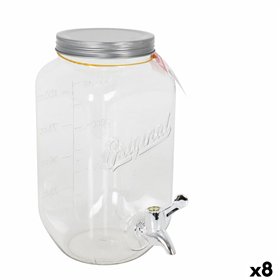 Drinks dispenser Privilege Multicolour Jar 8 Units