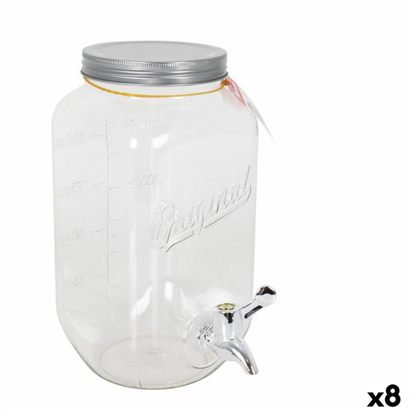 Drinks dispenser Privilege Multicolour Jar 8 Units