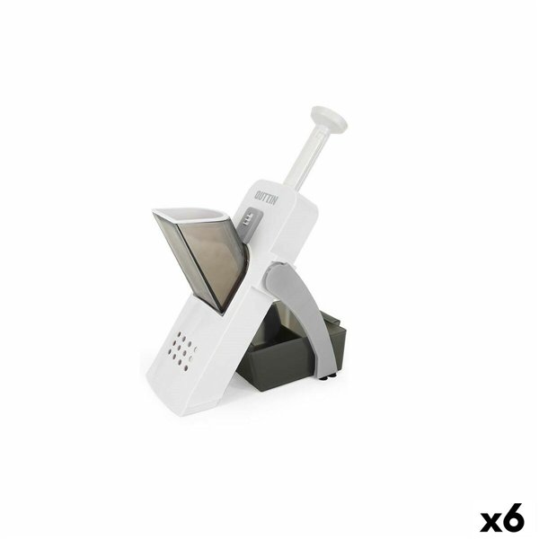 Manual Vegetable Chopper Quttin 14,5 x 14,5 x 33 cm 4-in-1 (6 Units)