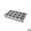 Ice Cube Mould Quttin Flexible Silicone 18,2 x 11,5 x 3,5 cm (24 Units)