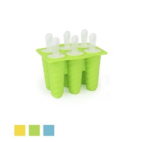 Ice-cream Mould Quttin Spiral Silicone 15 x 12 x 10,5 cm (12 Units)