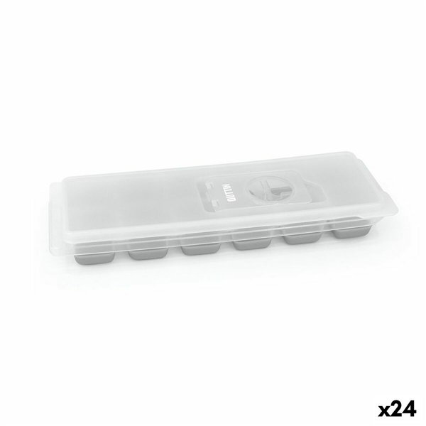 Ice Cube Mould Quttin Silicone 26 x 9 x 3,5 cm (24 Units)