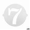 Cake stencil Algon Number 7 36 Units