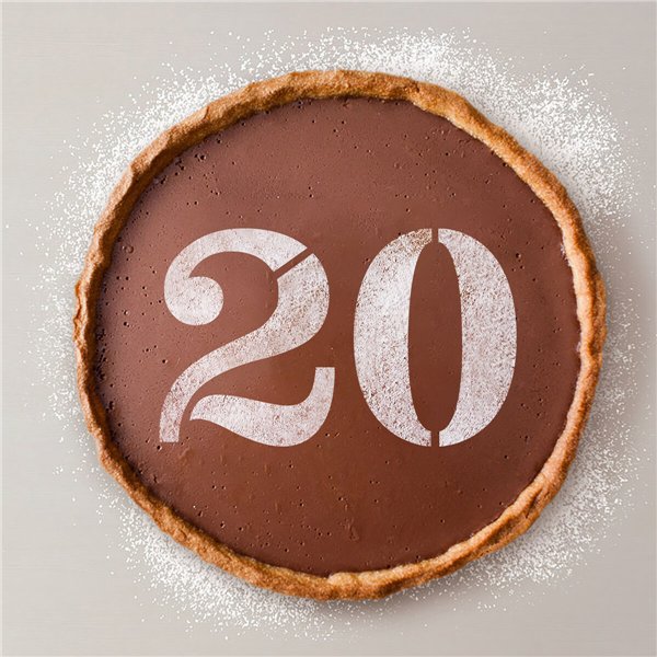 Cake stencil Algon Number 2 36 Units