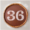 Cake stencil Algon Number 6 36 Units