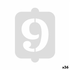 Cake stencil Algon Number 9 36 Units