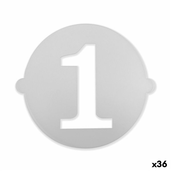 Cake stencil Algon Number 1 36 Units