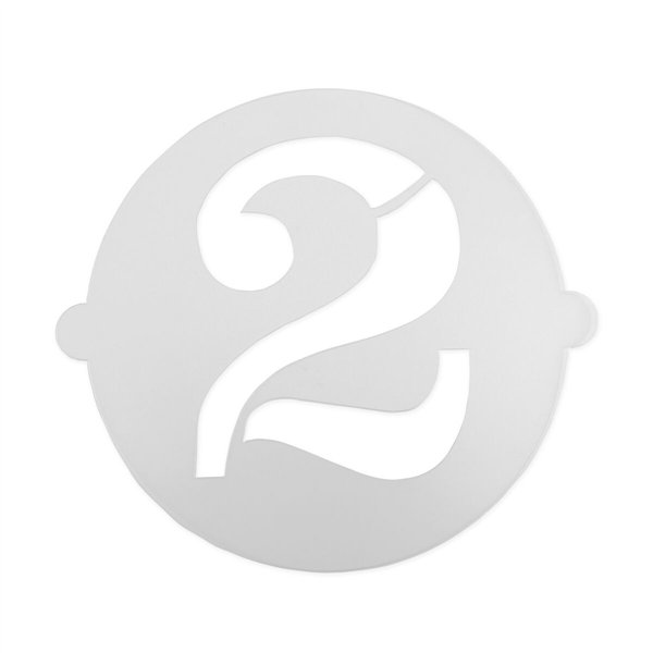 Cake stencil Algon Number 2 36 Units