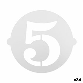 Cake stencil Algon Number 5 36 Units