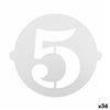 Cake stencil Algon Number 5 36 Units