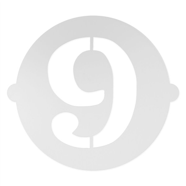 Cake stencil Algon Number 9 36 Units