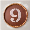 Cake stencil Algon Number 9 36 Units