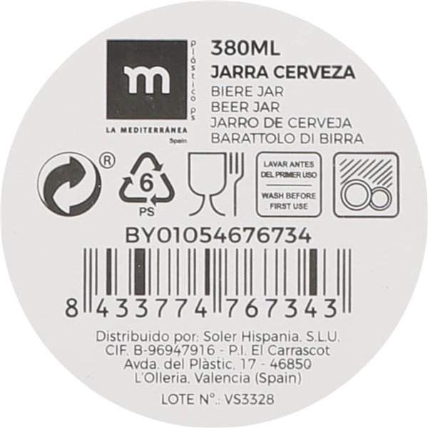 Beer Mug La Mediterránea (24 Units)