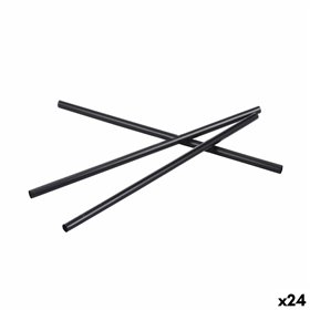 Reusable Drinking Straw Algon Plastic 19,5 cm 8 mm 25 Pieces 24 Units