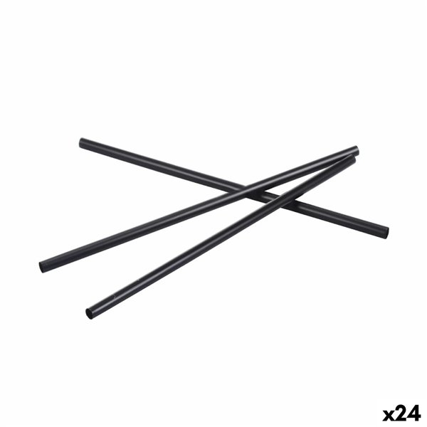 Reusable Drinking Straw Algon Plastic 19,5 cm 8 mm 25 Pieces 24 Units