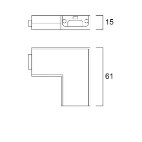 CONVENIO FLAT CORNER BALTS 12V