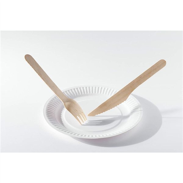 Plate set Algon 23 cm 25 Pieces (18 Units)