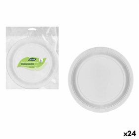 Plate set Algon 28 cm 3 Pieces (24 Units)