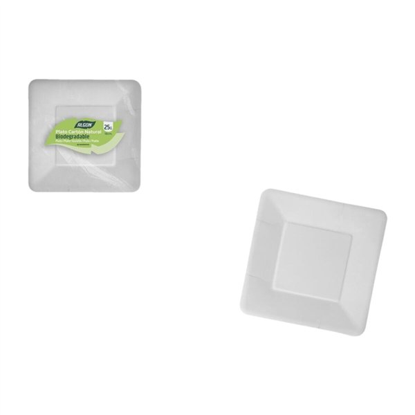 Plate set Algon 18 cm 25 Pieces (18 Units)