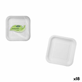 Plate set Algon 20 cm 25 Pieces (18 Units)