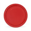 Plate set Algon Red 20 cm 10 Pieces (24 Units)