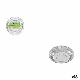 Plate set Algon Silver 450 ml 6 Pieces (18 Units)