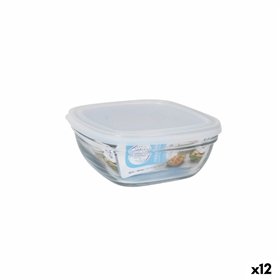 Lunch box Duralex White Transparent 610 ml (12 Units)
