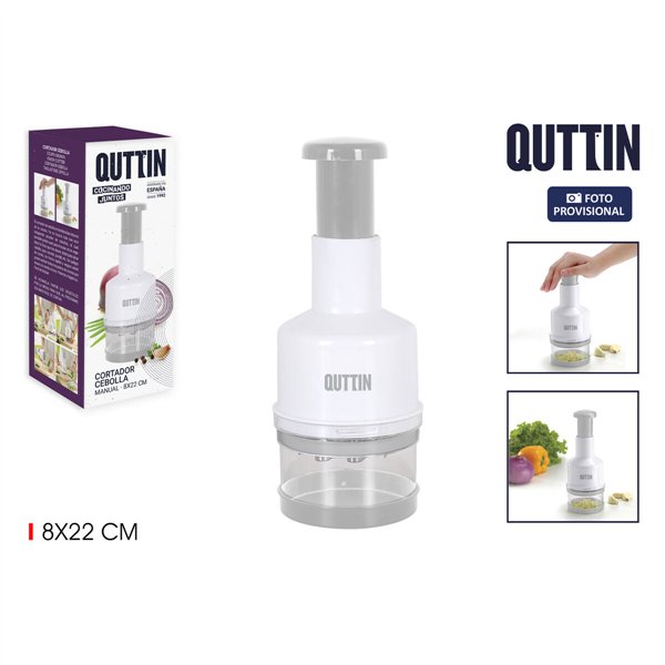 Vegetable Cutter Quttin 8 x 8 x 22 cm (12 Units)