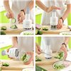 Vegetable Cutter Quttin 8 x 8 x 22 cm (12 Units)