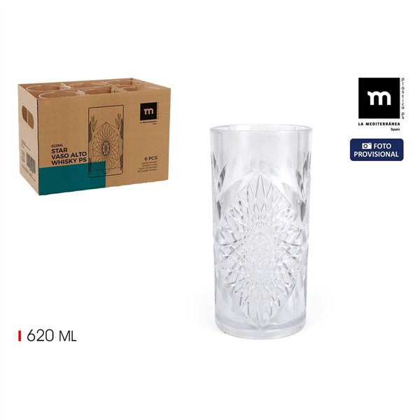 Whiskey glass La Mediterránea (24 Units)