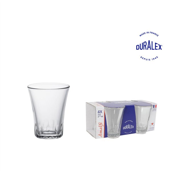 Set of glasses Duralex Amalfi 70 ml 4 Pieces (12 Units)