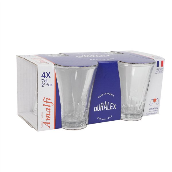 Set of glasses Duralex Amalfi 70 ml 4 Pieces (12 Units)