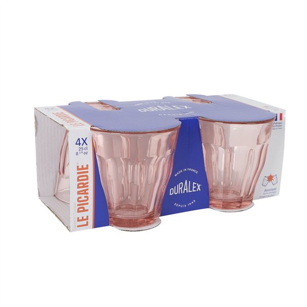 Set of glasses Duralex Picardie Pink 250 ml 4 Pieces (12 Units)