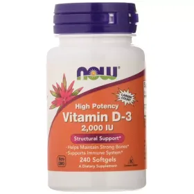 D-3-vitamiini, 2000 IU - 240 pehmogeeliä