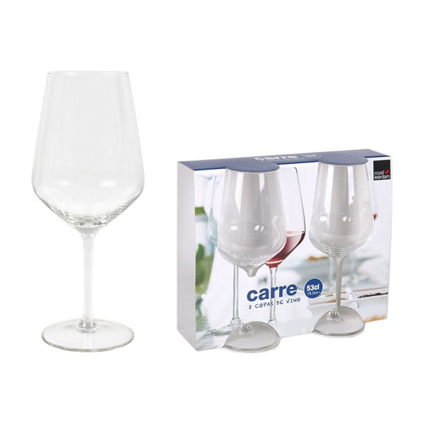 Wine glass set Royal Leerdam Carre 2 Pieces (4 Units)