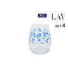Set of glasses LAV GAIA 4 Pieces (6 Units)