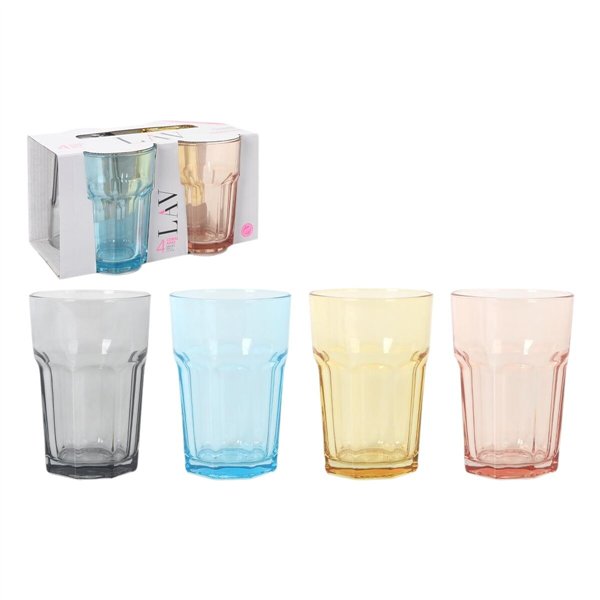 Set of glasses LAV ARAS 4 Pieces (6 Units)