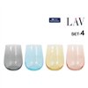 Set of glasses LAV GAIA 4 Pieces (6 Units)