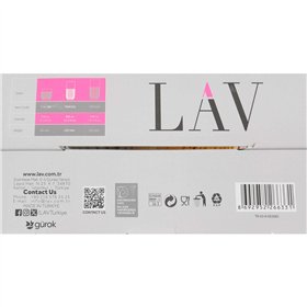 Set of glasses LAV TOKYO 4 Pieces (6 Units)