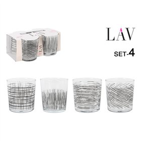 Beer Glass LAV BDG386UB4046 345 ml 4 Pieces (6 Units)