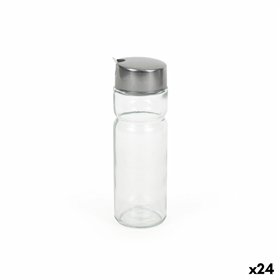 Cruet Quttin Transparent Silver Glass 0,2 L 5 x 5 x 15 cm (24 Units)