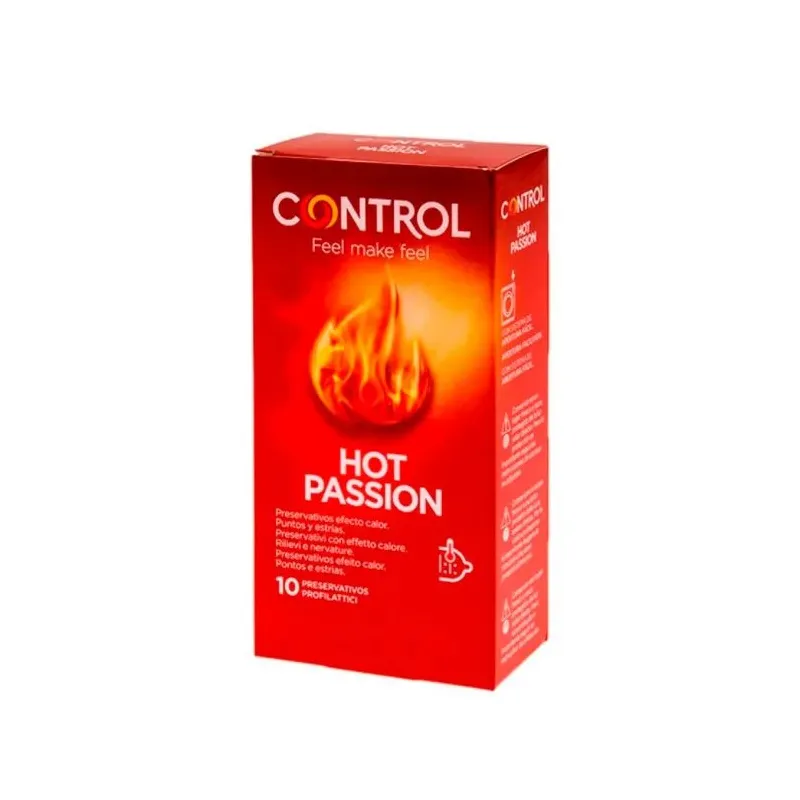 Control Hot Passion Condoms Warming Effect 10U