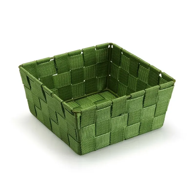 Корзина Versa Medium, темно-зеленая, текстильная, 19 x 9 x 19 см