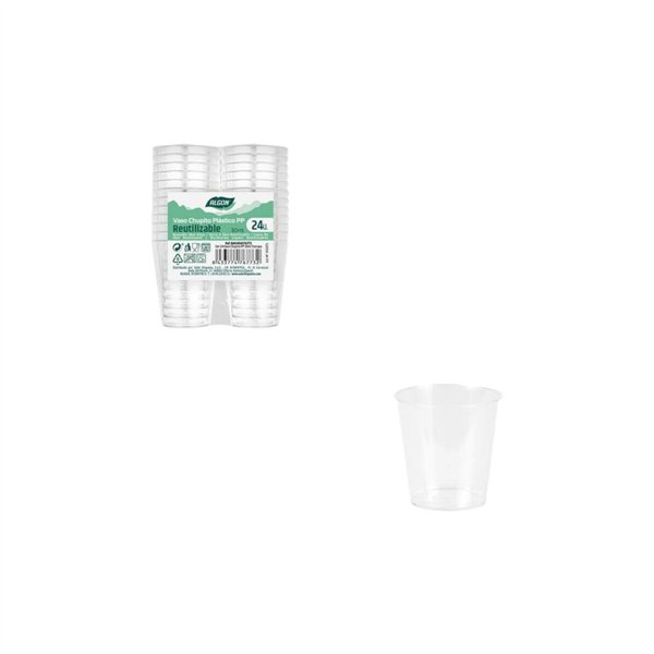 Shot glass Algon 30 ml 24 Pieces (24 Units)