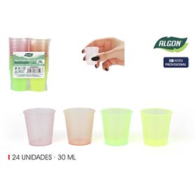 Shot glass Algon Ø 4 cm 30 ml 24 Pieces (24 Units)