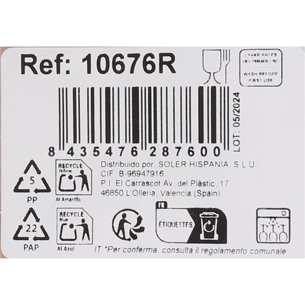 Wine Decanter La Mediterránea La mediterranea 1,5 L (4 Units)