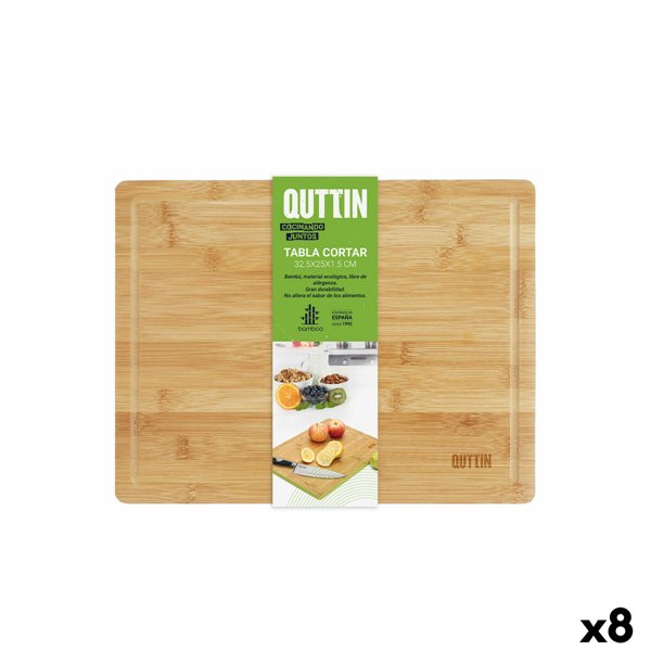 Cutting board Quttin 32,5 x 25 x 1,5 cm (8 Units)